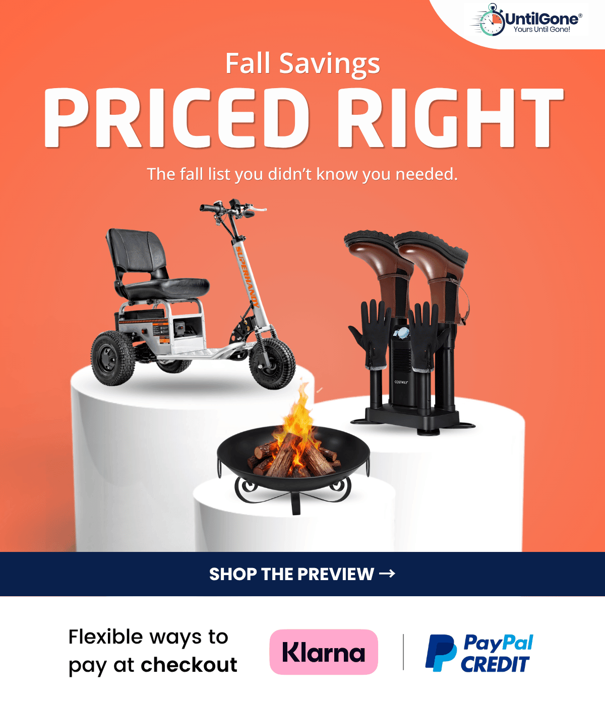 Fall Savings